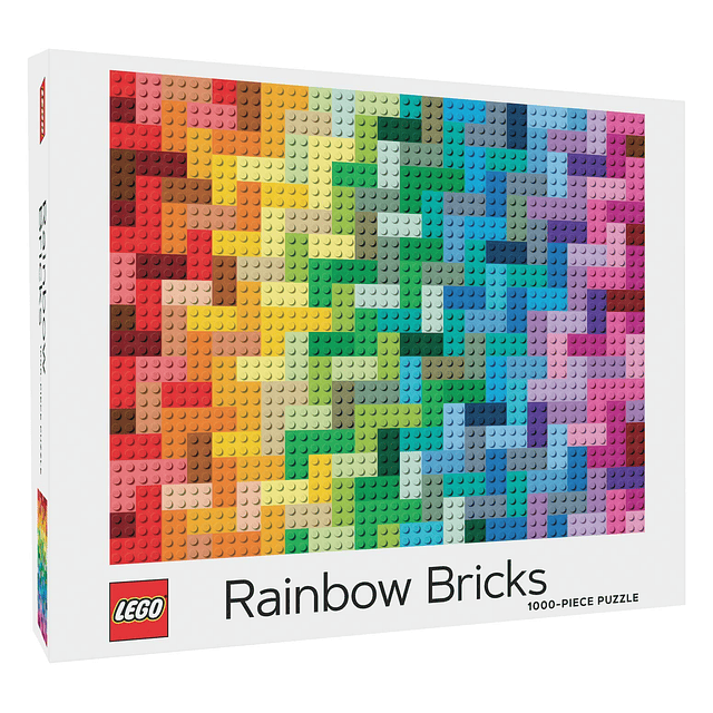 Rompecabezas de ladrillos Lego Rainbow: 1000 piezas