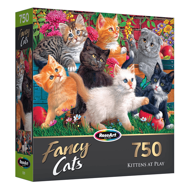 Fancy Cats Gatitos jugando Rompecabezas de 750 piezas para a