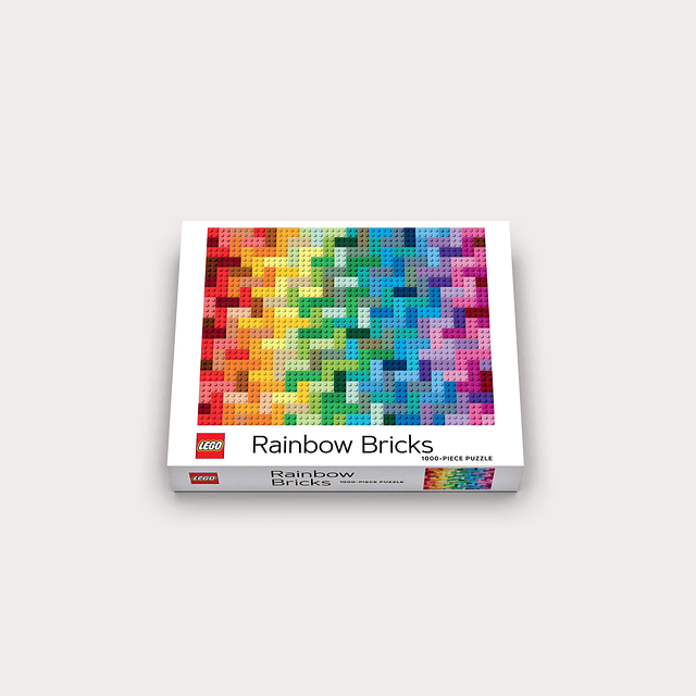 Rompecabezas de ladrillos Lego Rainbow: 1000 piezas