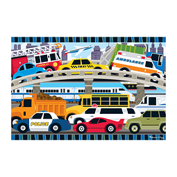 Traffic Jam Jumbo Jigsaw Floor Puzzle (24 piezas, 2 x 3 pies