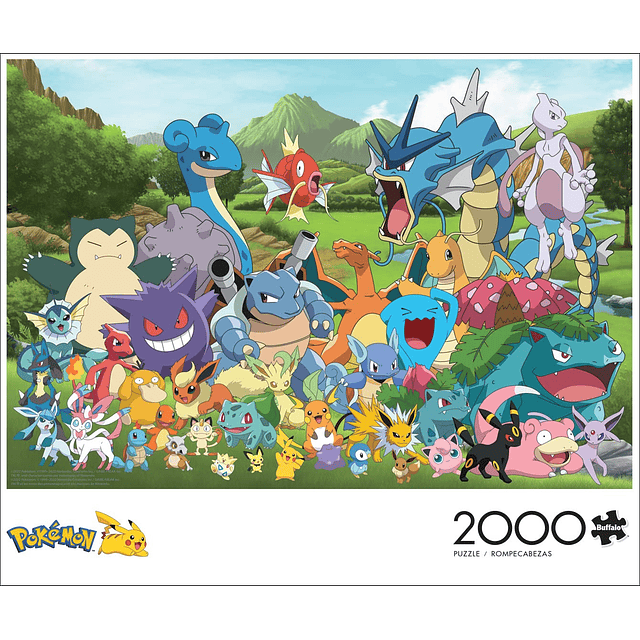 Pokémon Grupo Pokémon Rompecabezas de 2000 piezas para adult