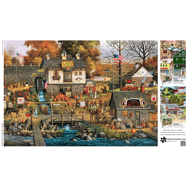 Charles Wysocki Condado de Olde Buck Rompecabezas de 2000 pi