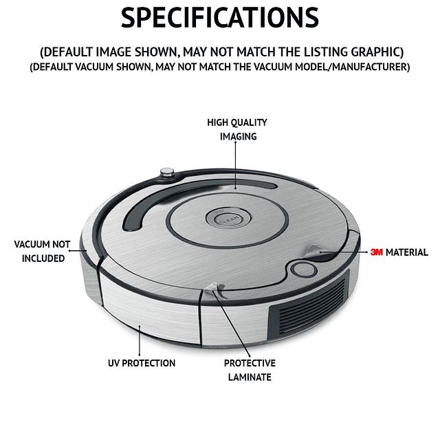 Skin compatible con iRobot Roomba s9+ Vacuum & Braava Jet m6