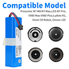 Batería de repuesto de 5600 mAh para Proscenic M7 M8 M7 Max,