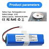 Batería de vacío de 5600mAh Compatible con Robot aspirador H