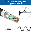 Cable adaptador de corriente AC DC compatible con ORFELD V20