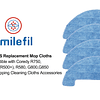 Smilefil 4 paños de repuesto compatibles con Coredy R750, R5