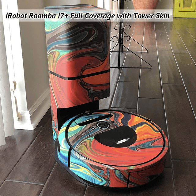 MightySkins Skin compatible con iRobot Roomba i7+ Robot Vacu