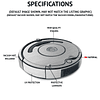 Skin compatible con iRobot Roomba s9+ Vacuum & Braava Jet m6