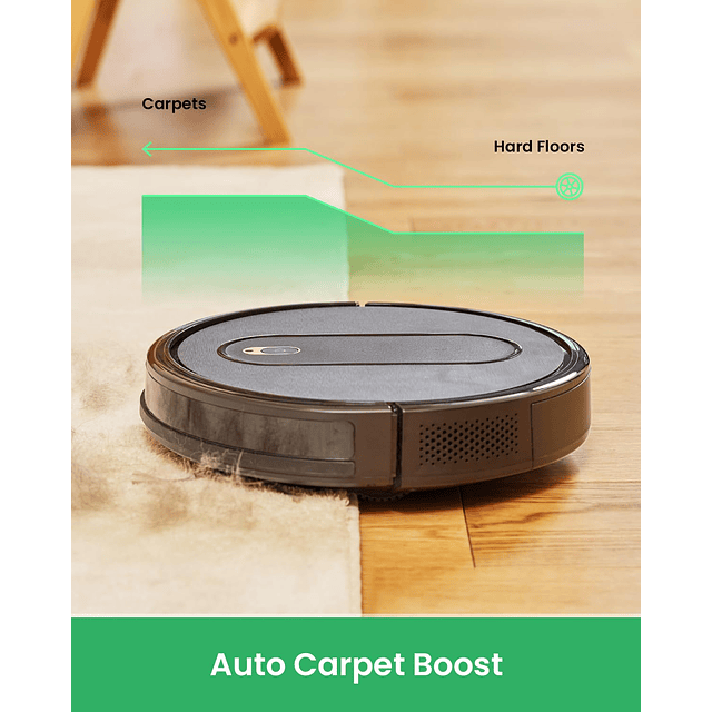 Robot aspirador Potente succión de 2800 Pa, control de aplic