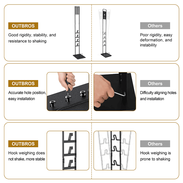 Soporte de vacío, soporte de almacenamiento compatible para