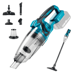 Aspiradora de mano inalámbrica para batería Makita de 18 V,