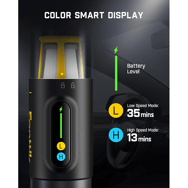 Slim V10 Mix Aspiradora de coche inalámbrica, plumero y aspi