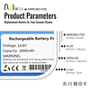 Batería Recargable Compatible con AIRROBO P20 Robot Aspirado