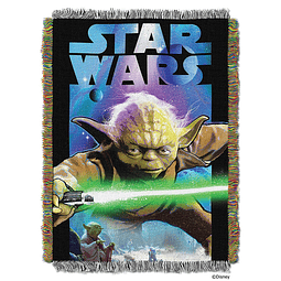 Manta tipo tapiz tejida de Star Wars, 48 ​​x 60 pulgadas, po