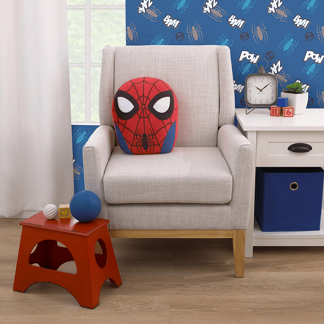 Almohada Squishy con forma roja y azul de Marvel Spiderman t