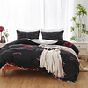 Anime Juego de ropa de cama, 104 x 90 pulgadas, funda de edr