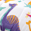 Juego de cama de dinosaurio, edredón de dinosaurio, juego de