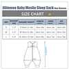 Saco de dormir para bebé con pies, saco de dormir de algodón