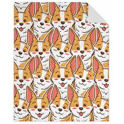 Corgi Blanket Gifts – Linda manta de 40 x 50 pulgadas para a