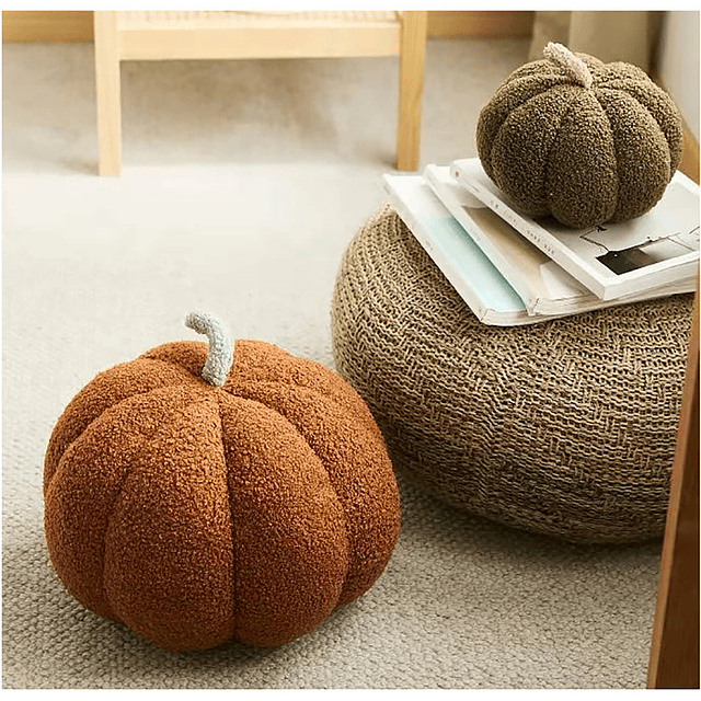 Decoración de almohada de calabaza de Halloween, almohada de