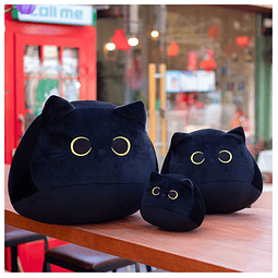 Almohada de Peluche de Gato Negro, Almohada de Peluche Suave