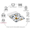 Manta de bebé para coche, manta de franela de felpa súper su