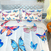 Juego de cama de mariposa, edredón de mariposa doble, juego