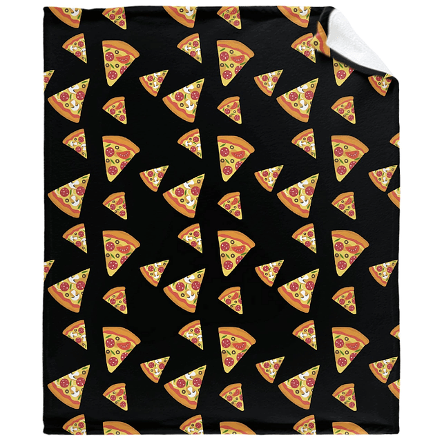 Manta fresca y divertida con diseño de rebanadas de pizza, r