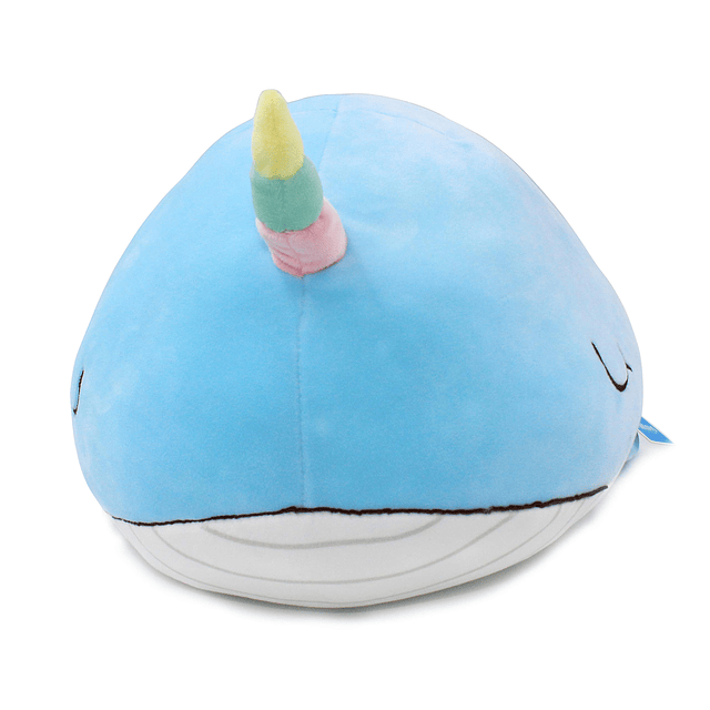 Suave Narval Unicornio Ballena Abrazando Almohada Muñeco de