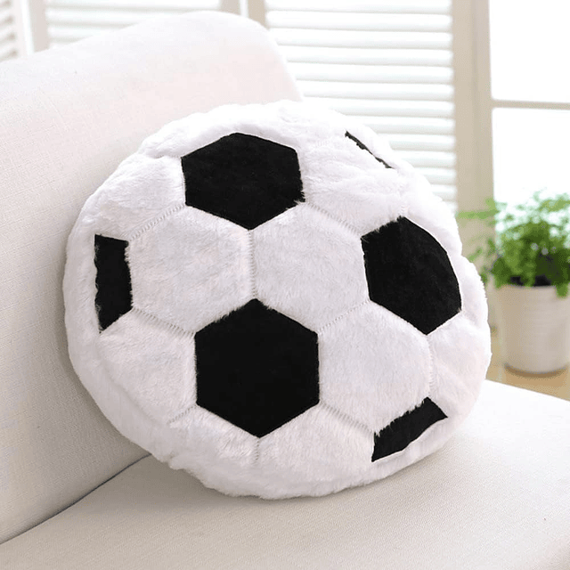 Almohada de peluche de fútbol, ​​13.4 pulgadas, suave peluch