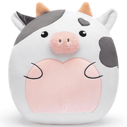 Almohada grande de peluche de vaca, juguete de peluche, 12 p