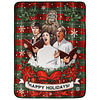 Manta de felpa Star Wars Holiday Chorus Carolers, 46 "x 60"