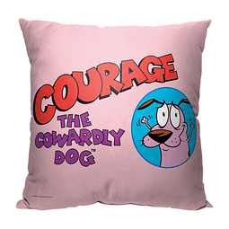 Almohada de Courage The Cowardly Dog Cartoon Network, 18.0 x