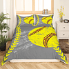 Funda de edredón de softbol para cama individual, juegos de