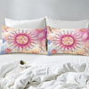 Juego de sábanas para cama de sol y luna, diseño de estrella