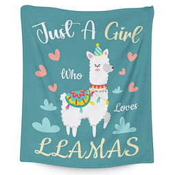 Llama Blanket Gifts – Linda manta de 40 x 50 pulgadas para n