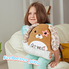 Get Well Soon - Almohada de peluche para perro con orejas la