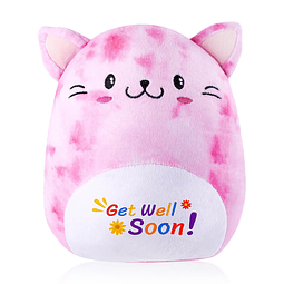 Get Well Soon Regalo Gato Felpa Vaca Animal de Peluche Abraz