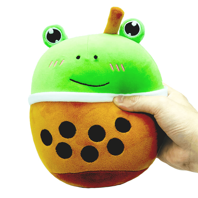 Boba Frog Plush, 10.0 in, peluche de rana súper suave, Boba