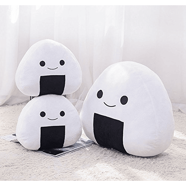 Peluche corto de peluche Onigiri Sushi para niñas, regalo de