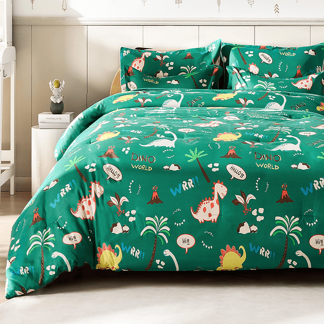 Juego de ropa de cama para niños, juego de cama Queen de 7 p