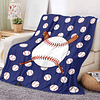 Mantas de béisbol suaves para niños, adultos, niños, regalos