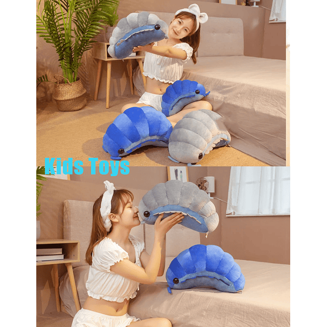 Juguete de peluche de insecto azul – Animal de peluche reali