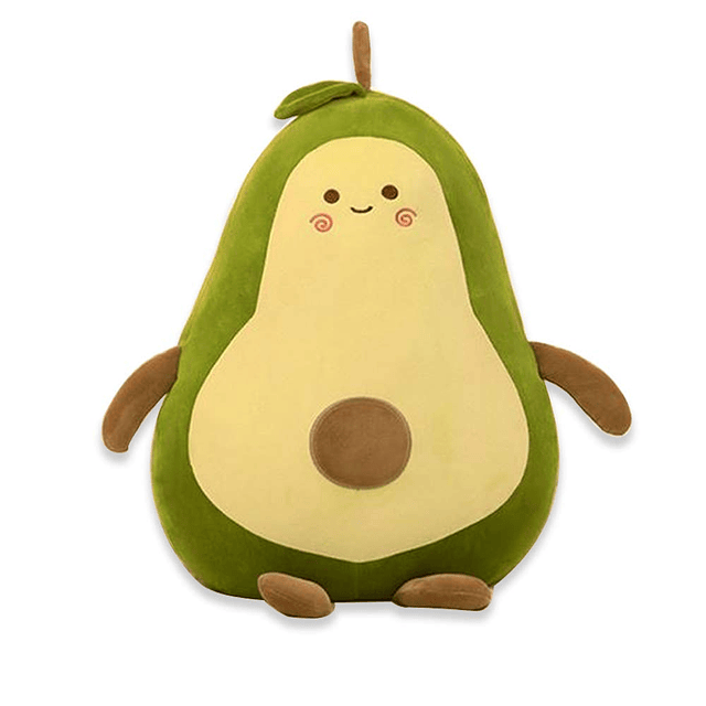 Almohada para abrazar de Peluche Suave con Fruta de Aguacate