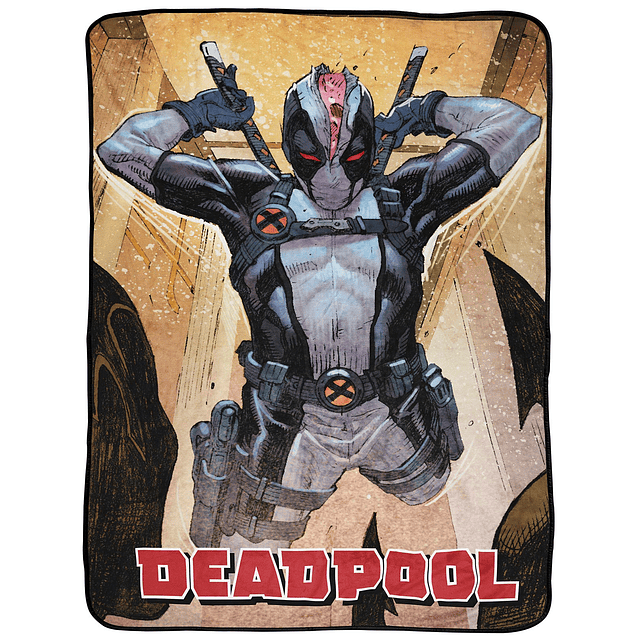 Marvel Deadpool X-Force Manta - Mide 46 x 60 pulgadas, ropa