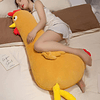 Almohada grande de peluche de pollo, juguete de peluche de p