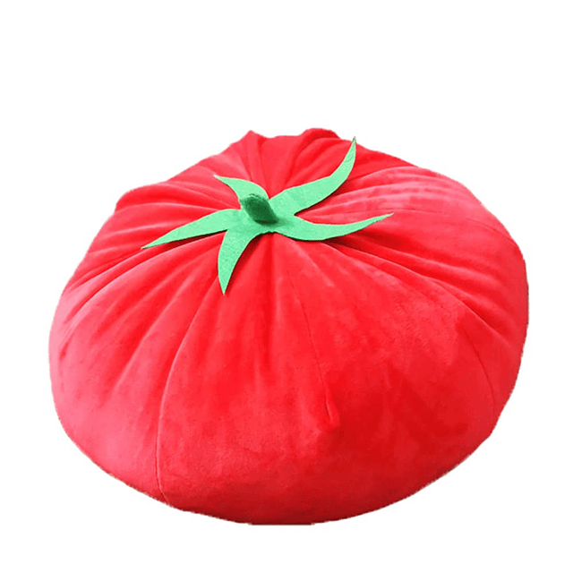 Almohada en Forma de Tomate Cojín Creativo Decorativo para e