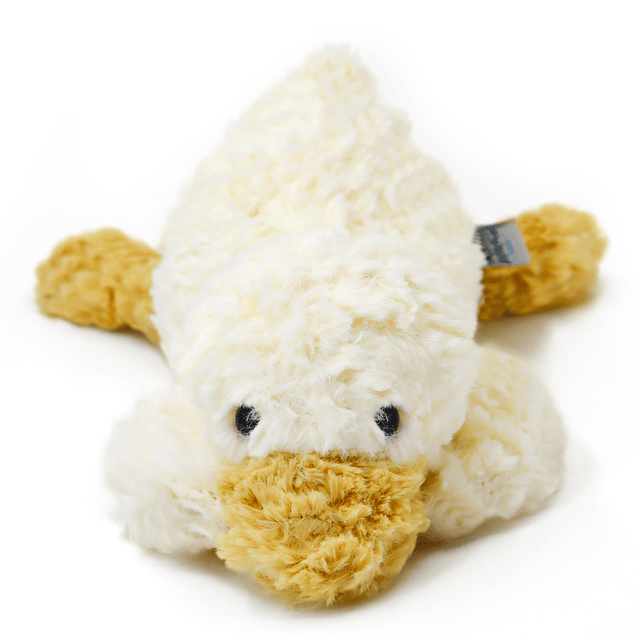 Adorable juguete de peluche de pato blanco: almohada de pato