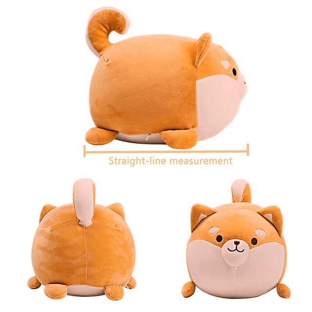 Juguete de peluche Shiba Inu, suave y lindo Corgi, perro de